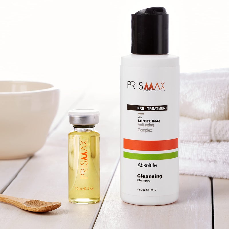 Prismax Pre-Wash Clarifying Shampoo with Keratin - Use Before Hair Treatments, Coloring, Processing, etc. - 4oz - Image 1